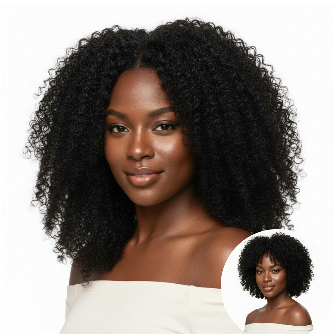 Clip-ins bouclés – Texture 3C/4A